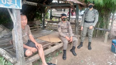 Antisipasi Aksi Premanisme, Personil Brimob Sumsel Gelar Patroli Dialogis Ke Masyarakat Kabupaten Pali