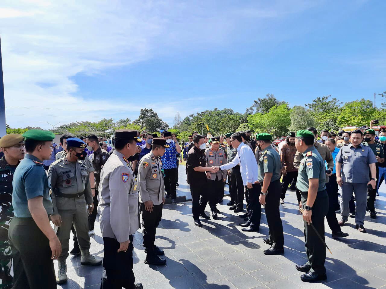 Canangkan Dua Kampung Tangguh Anti Radikalisme Di OKU Timur, Gubernur Sumsel Mendapat Pengawalan Korps Brimob