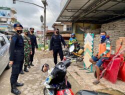Jaga Kondusifitas Wilayah Pali, Satbrimob Polda Sumsel & Anggota Koramil 404 – 03 / Talang Ubi Gelar Patroli Bersama