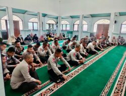 Melalui Kegiatan Binrohtal, Satbrimob Polda Sumsel Tingkatkan Karakter Anggota Yang Lebih Humanis Dan Religius