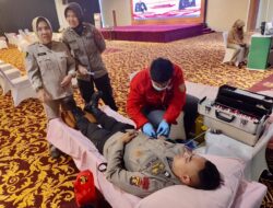 Sambut HUT Ke-76 Bhayangkara, Satbrimob Polda Sumsel Turut Berpartisipasi Dalam Giat Donor Darah di Mapolda Sumsel Sambut HUT Ke-76 Bhayangkara, Satbrimob Polda Sumsel Turut Berpartisipasi Dalam Giat Donor Darah di Mapolda Sumsel