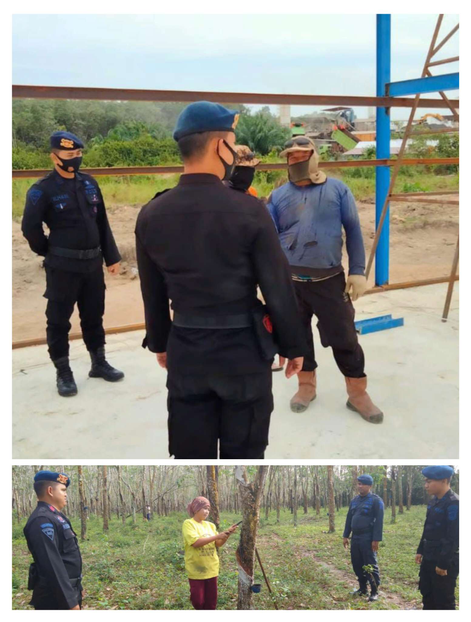 Laksanakan Patroli Dialogis Di Ogan Ilir, Wujud Kedekatan Brimob Dengan Masyarakat
