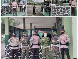 Bagian Dari Rangkaian Patroli Dialogis, Personel Gegana Sumsel Sambangi Mako Bekangdam II/Sriwijaya
