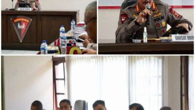 Evaluasi Kegiatan dan Agenda Kedepan Yang Akan Dilakukan Oleh Jajaran, Satbrimob Polda Sumsel Gelar Rapat Anev Internal