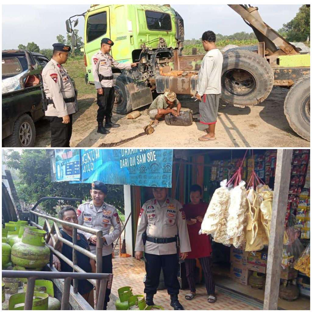 Melalui Patroli Dialogis, Brimob Sumsel Sampaikan Pesan Kamtibmas Kepada Masyarakat Ogan Ilir