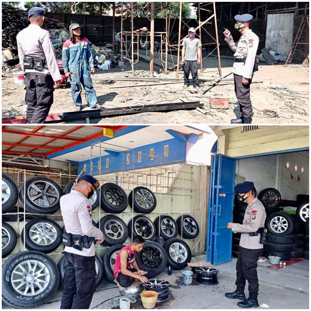 Brimob Sumsel Ajak Masyarakat Untuk Menjaga Situasi Aman Dan Kondusif Melalui Patroli Dialogis