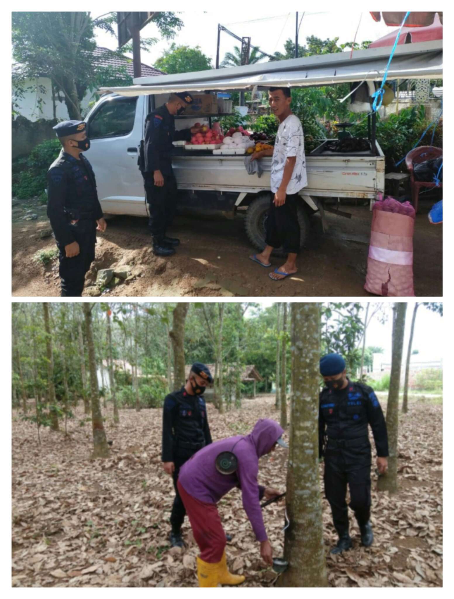 Brimob Sumsel Giat Sambangi Masyarakat Di OKU Timur Guna Berikan Rasa Aman