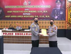 Pisah Sambut Kapolres Singkawang, AKBP. Prasetiyoq Adhi Wibowo SIk. MH Digantikan AKBP. Arwin Amrih Wientama SH.S.I.K.MH 2022