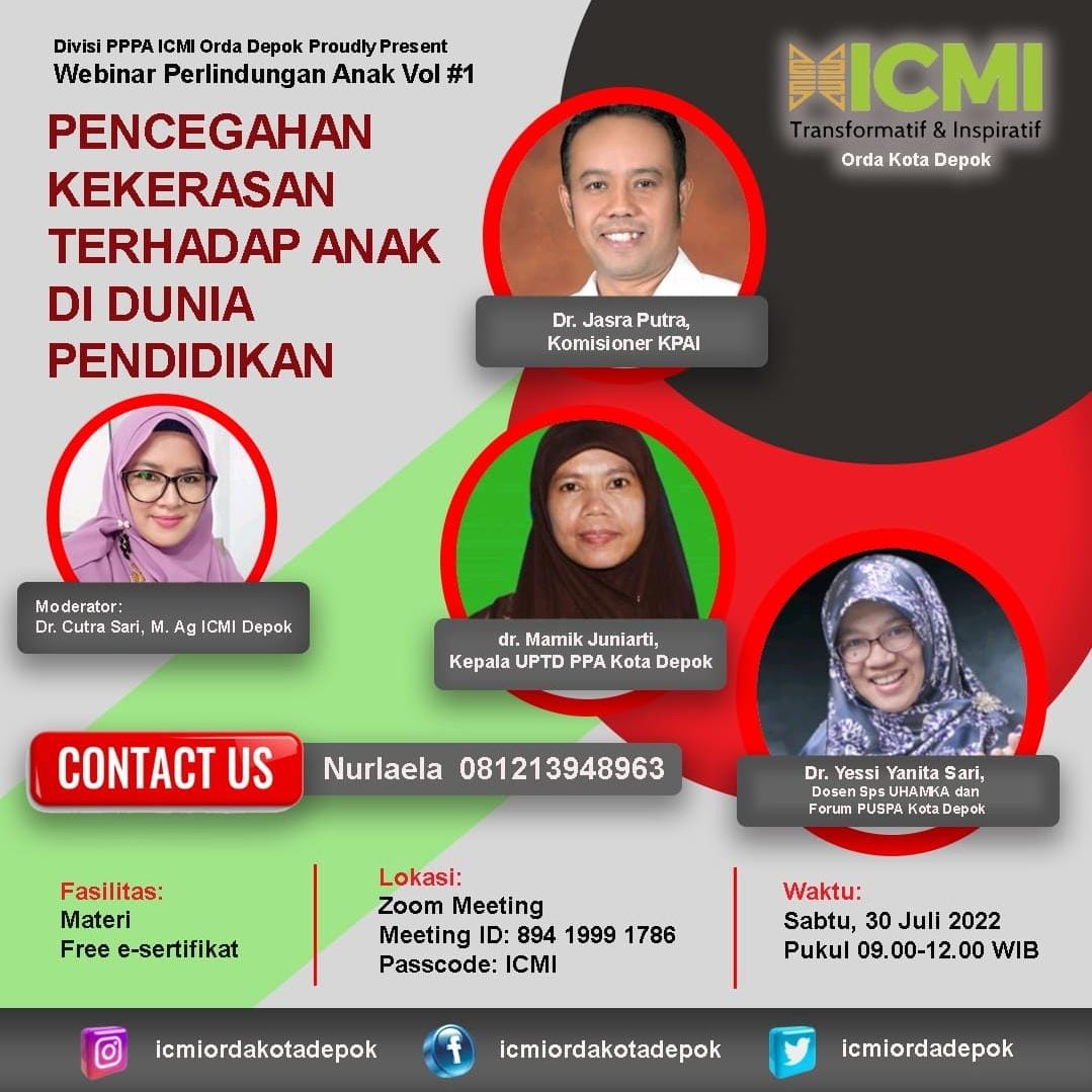 ICMI Hadir Ditengah Kekerasan Terhadap Anak Di Dunia Pendidikan
