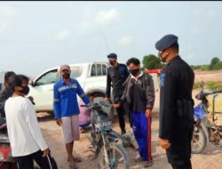 Tak Kenal Lelah, Meski Di Hari Libur Brimob Sumsel Tetap Laksanakan Patroli Dialogis