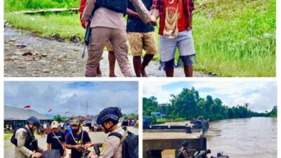 Pelaksanaan Tugas Patroli Di Wilayah Papua, Brimob Sumsel Lebih Mengedepankan Sisi Humanis