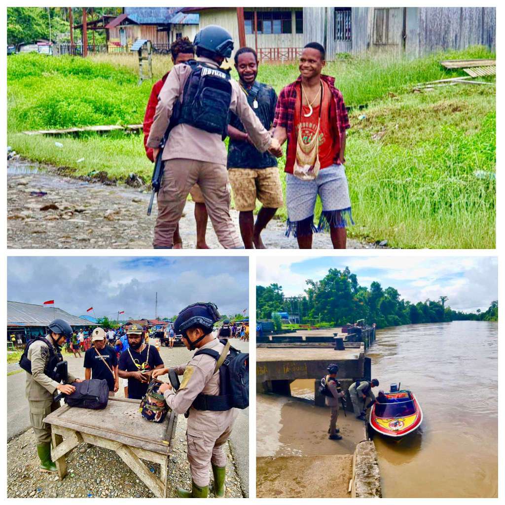 Pelaksanaan Tugas Patroli Di Wilayah Papua, Brimob Sumsel Lebih Mengedepankan Sisi Humanis