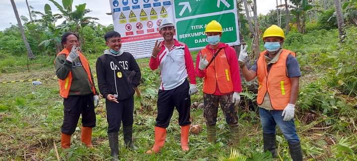 Pemerintah Desa Wayaloar Ucapan Terima Kasih Kepada Bupati Halsel Atas Pemasangan Satu Unit Tower Telkomsel 2022