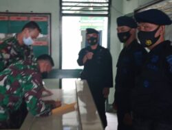 Tingkatkan Sinergitas Antara TNI-Polri, Personel Gegana Sumsel Silaturahmi Ke Mako Babinminvetcaddam II/Sriwijaya
