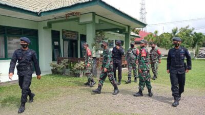 Sambangi Koramil 402-07/Indralaya, Brimob Sumsel Tingkatkan Sinergitas TNI-Polri Agar Lebih Kuat