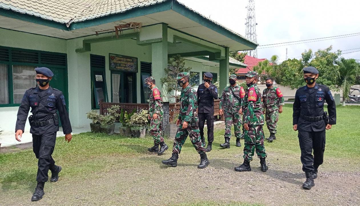 Sambangi Koramil 402-07/Indralaya, Brimob Sumsel Tingkatkan Sinergitas TNI-Polri Agar Lebih Kuat