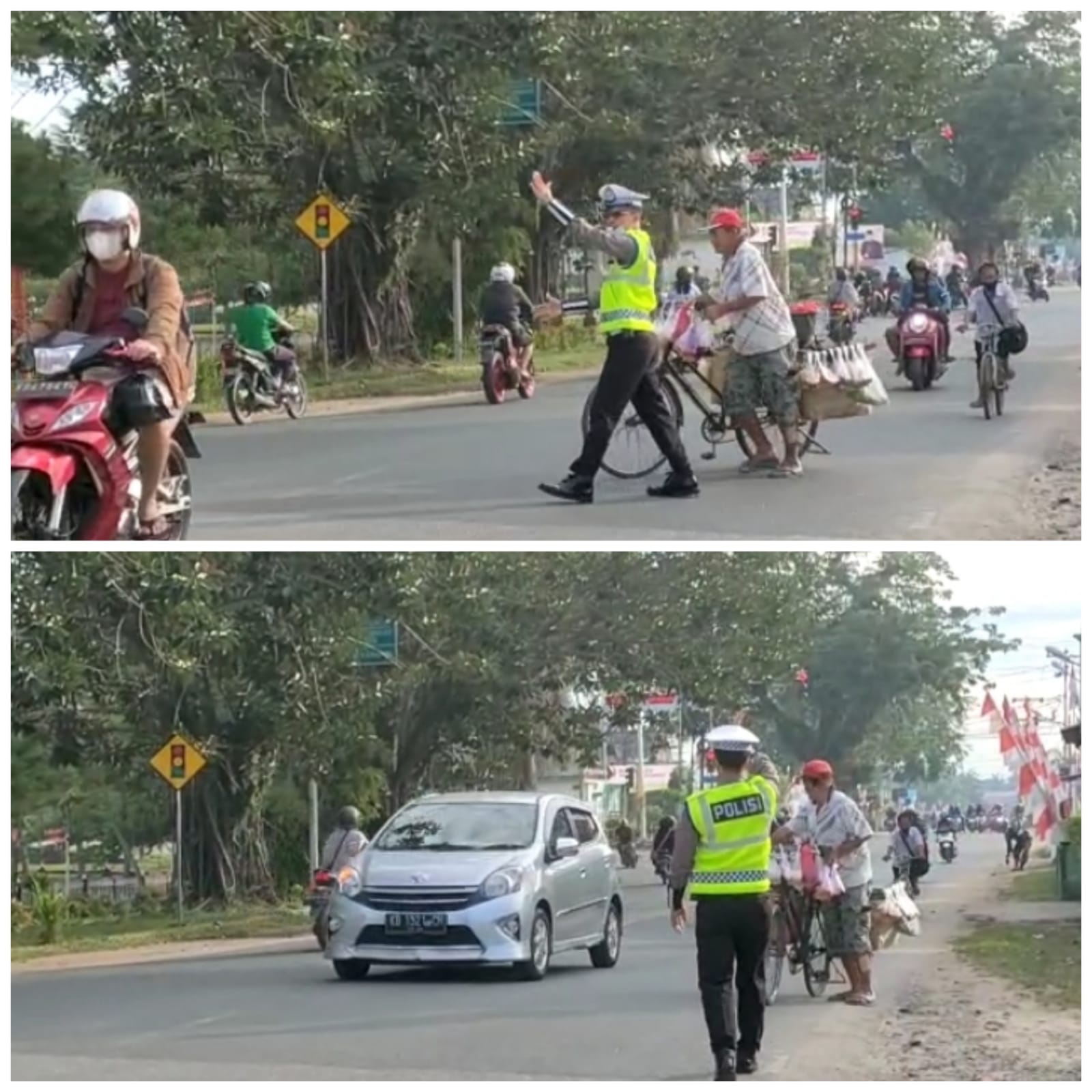 Warga Kota Singkawang Mengapresiasi Kinerja Satlantas polres Singkawang 2022