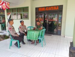 Personil Brimob Sumsel Sambangi Koramil 402-04/Tanjung Raja, Komitmen Jaga Kondusifitas Di Wilayah Ogan Ilir Personil Brimob Sumsel Sambangi Koramil 402-04/Tanjung Raja, Komitmen Jaga Kondusifitas Di Wilayah Ogan Ilir