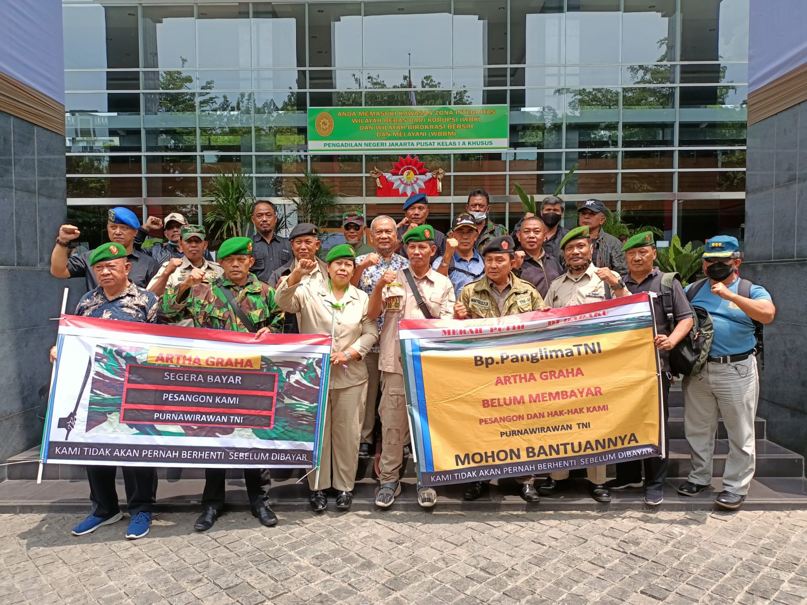 Sidang Keempat, Kuasa Hukum Purnawirawan TNI Tegaskan Bahwa,  Pekerja Eks Artha Graha Group Ini Adalah Karyawan Tetap