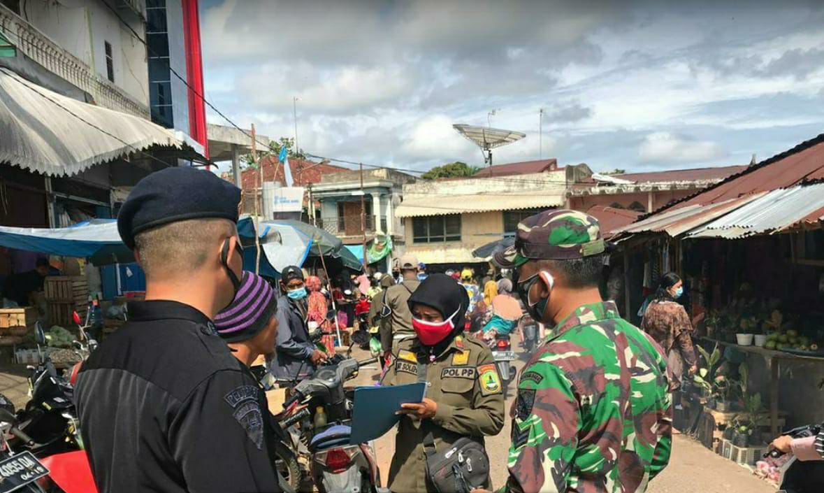 Jaga Situasi Kamtibmas Di Wilayah Pali, Brimob Sumsel dan Koramil 404-03/Talang Ubi Gelar Patroli Bersama