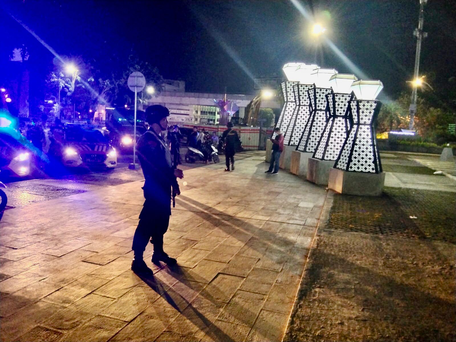 Personil Brimob Polda Sumsel Gelar Patroli Malam Hari Guna Antisipasi Gangguan Kamtibmas