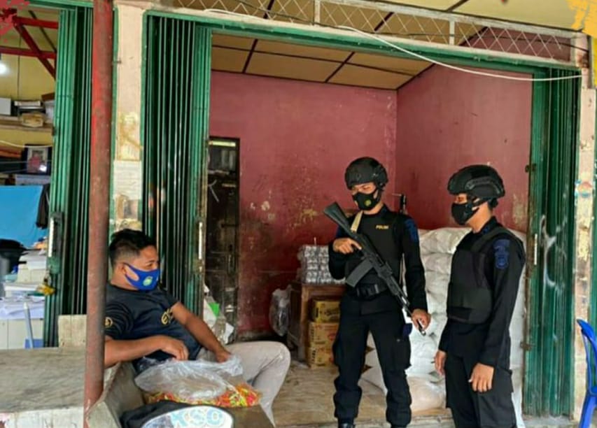 Guna Mencegah Gangguan Kamtibmas Di Wilayah Pali Brimob Sumsel Gencar Laksanakan Patroli