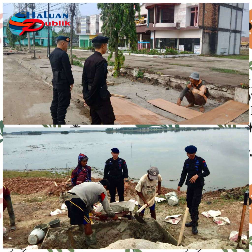 Cara Brimob Ciptakan Kondisi Aman Di Ogan Ilir Melalui Patroli Dialogis