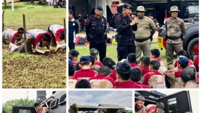 Berikan Wawasan Edukasi, SMP Islam Terpadu Al-Furqon Palembang Gelar Outbond Di Mako Brimob Talang Kelapa