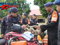 Giat Apel Kesiapsiagaan Penanggulangan Bencana Alam Diwilayah Susel Dipimpin Danyon Brimob Parepare
