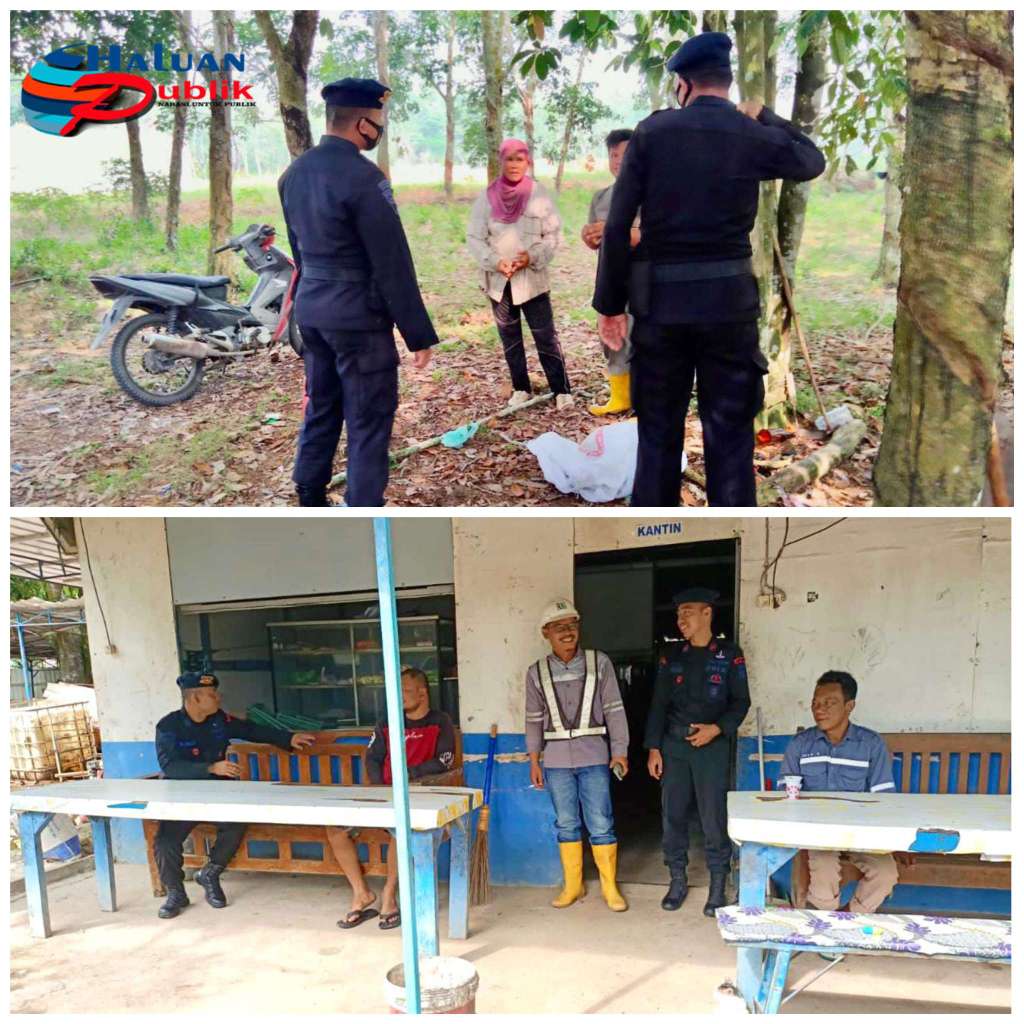 Berikan Rasa Aman Bagi Masyrakat, Personil Brimob Sumsel Himbau Warga Agar Segera Lapor Bila Ada Gangguan Keamanan