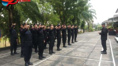 1 SST Personil Brimob Polda Sumsel, Diterjunkan Untuk Pengamanan Eksekusi Lahan Lanjutan