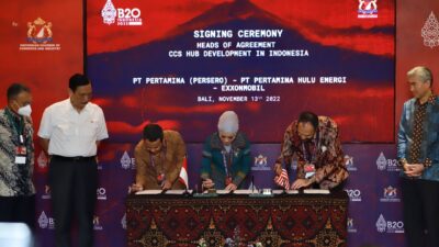 Pertamina–ExxonMobil Perkuat Kerja Sama Dekarbonisasi Kejar Target Nol Emisi 2060