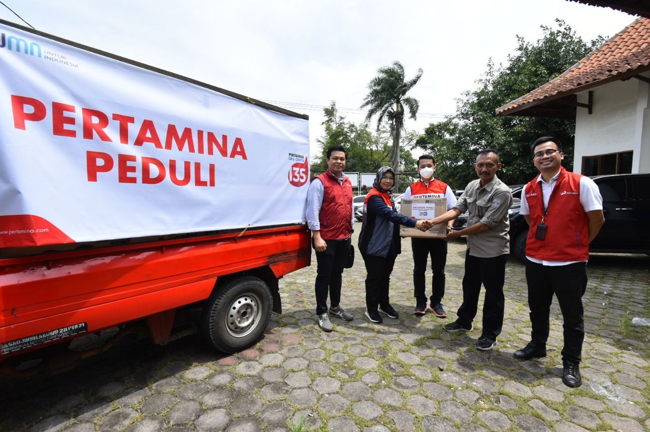 Pertamina Gerak Cepat Salurkan Bantuan Sembako dan Kirim Tim Medis untuk Korban Gempa Cianjur