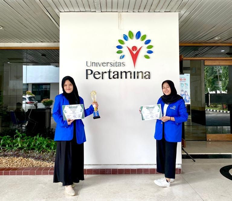 Jurus Mahasiswi Universitas Pertamina Juarai Lomba Karya Tulis Ilmiah