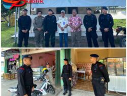 Sambangi Dua Kecamatan di Ogan Ilir, Personil Brimob Sumsel Berikan Himbauan Terkait Prokes dan Kamtibmas