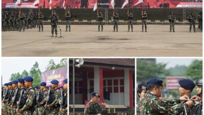 Wa  Dankor Brimob Polri Buka Latihan 445 Personel Pra Operasi Damai Cartenz 2022, BKO Polda Papua