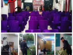 Jelang Hari Raya Natal 2022, Brimob Sumsel  Sterilisasi Sejumlah Gereja Di Kota Palembang