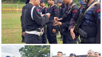 Untuk Menghindari Pelanggaran Administrasi, Danyon A Pelopor Cek Kelengkapan dan Sikap Tampang  Anggota