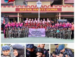 Sejumlah Siswa TK dan Siswa SD Kunjungi Mako Brimob Sumsel Dalam Agenda Wisata Edukasi