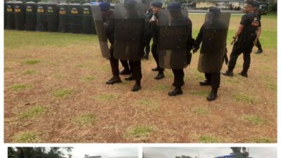 Tingkatkan Kemampuan Personil, Satbrimob Polda Sumsel Gelar Latihan PHH Jelang Latihan Gabungan Sispamkota T.A 2022
