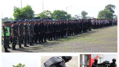 Menghadapi Tahun Politik, Brimob Sumsel Gelar Latihan Simulasi Sispamkota