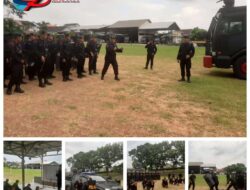 Maksimalkan Latihan, Brimob Sumsel Bersiap Jelang Simulasi Sispamkota T.A 2022