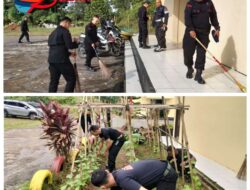 Agar Kebersihan Dan Kenyamanan Mako Tetap Terjaga, Personel Brimob Polda Sumsel Gelar Kurve Agar Kebersihan Dan Kenyamanan Mako Tetap Terjaga, Personel Brimob Polda Sumsel Gelar Kurve