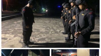 Satbrimob Polda Sumsel Gelar Patroli Pengamanan Natal Dibeberapa Gereja Di Kota Palembang