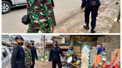 Bersama Personel Koramil 404-03/Talang Ub, Brimob Sumsel Gelar Patroli Bersama Untuk Jaga Kodusifitas Di Wilayah PALI