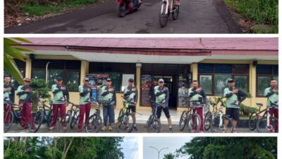 Jaga Stamina Personel Brimob Sumsel Agar Tetap Prima Melalui Olahraga “Gowes”
