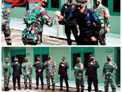 Untuk Menjaga Keamanan Kewilayahan Khususnya Kota Palembang, Brimob Sumsel Tingkatkan Sinergitas Dengan Menyambangi Koramil 418-07/Sukarami