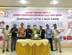 Gelar Diskusi Dengan Parpol, Program Ngopi Bareng Sekber Wartawan Kota Depok Mendapat Apresiasi Pemkot Dan KPUD Kota Depok