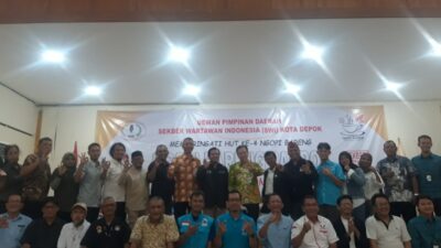 Sekber Wartawan Kota Depok Rayakan HUT Ke-4 NGOPI Bareng