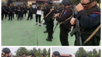 Melalui Rabu Sedekah, Satbrimob Polda Sumsel Tunjukan Kepedulian Kepada Sesama